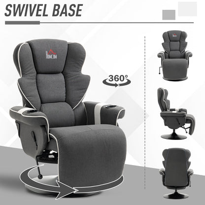 Homcom Manual Recliner - Black