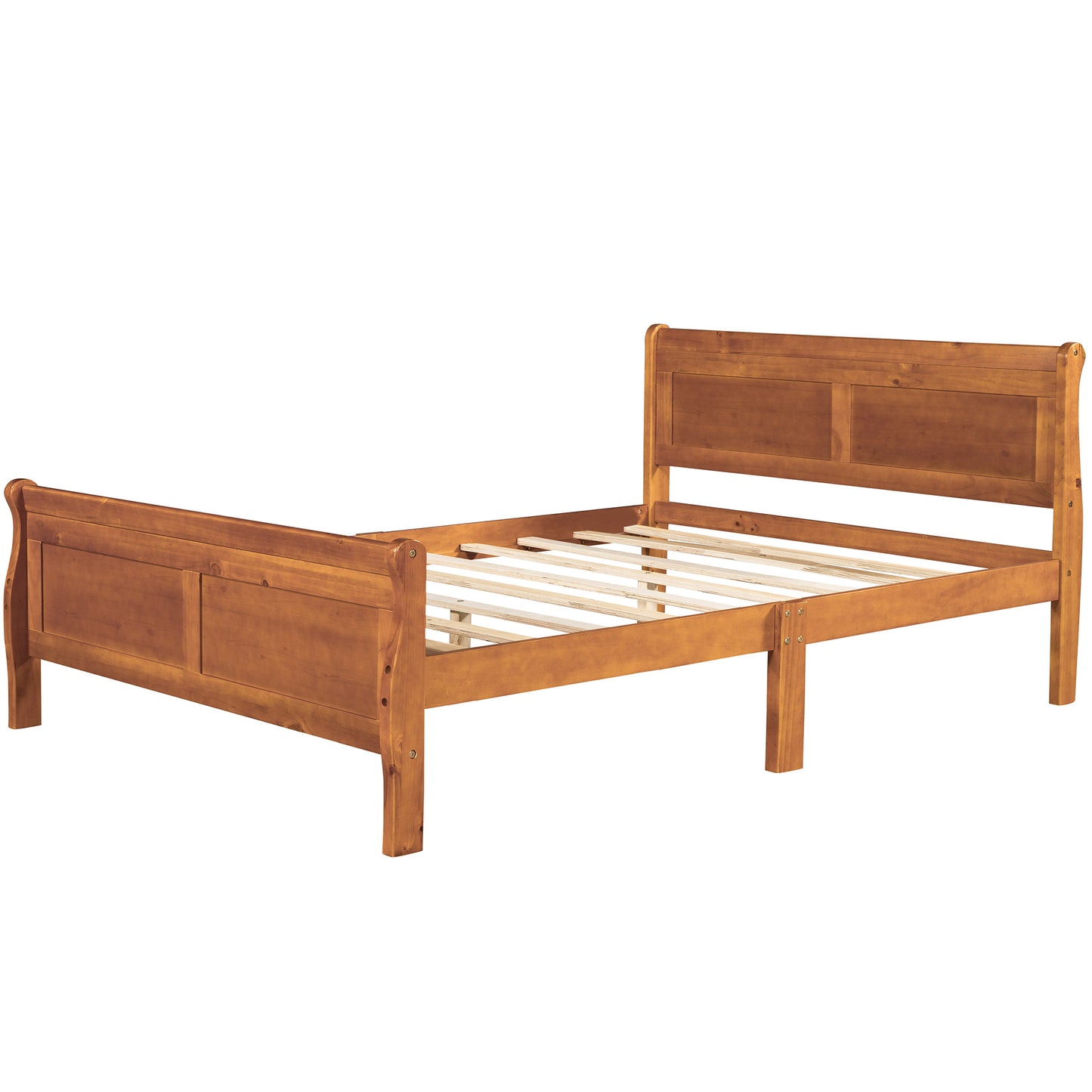 Urban Fusion Full Size Wood Platform Bed - Oak