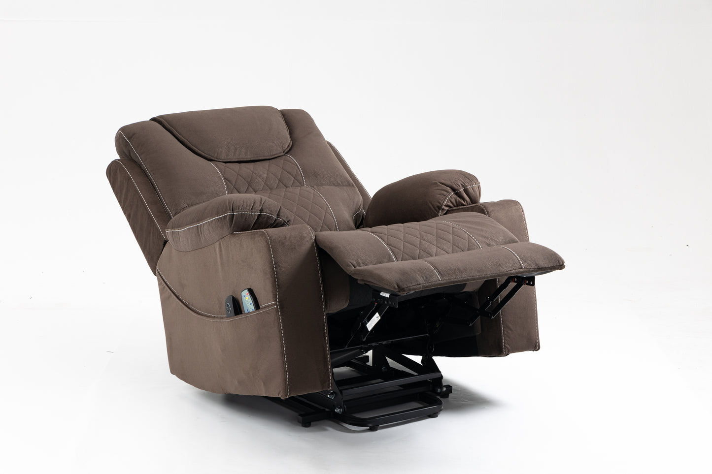 Kayla Power Lift Recliner Chair - Brown