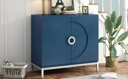 Gato Accent Storage Cabinet - Navy