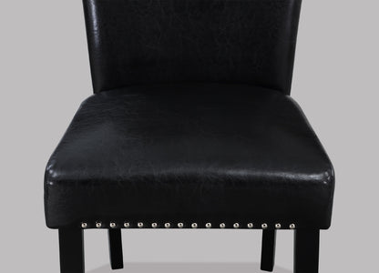 Webster Nailhead Trim Dining Chair (Set of 2) - Black