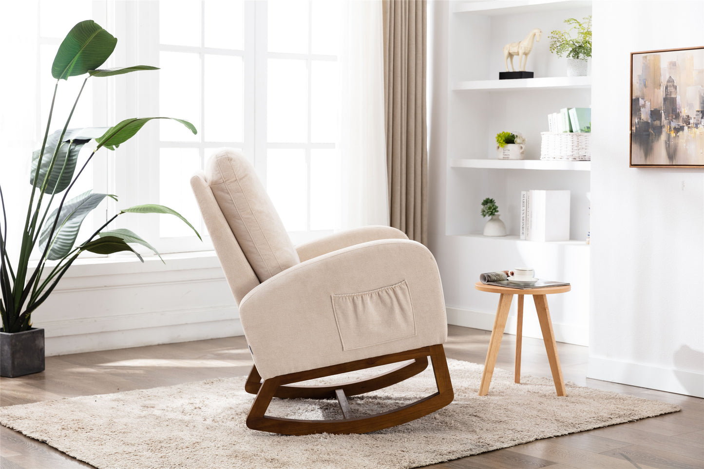 Frazer Rocking Chair - Beige