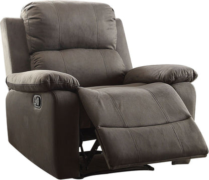 Bina Microfiber Recliner - Charcoal