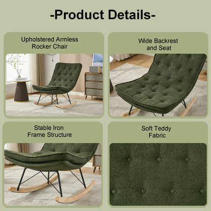 Lazy Rocking Chair - Dark Green