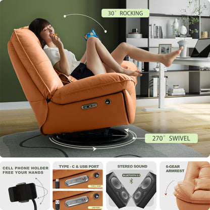 Echo Smart Multifunction Power Recliner - Amber