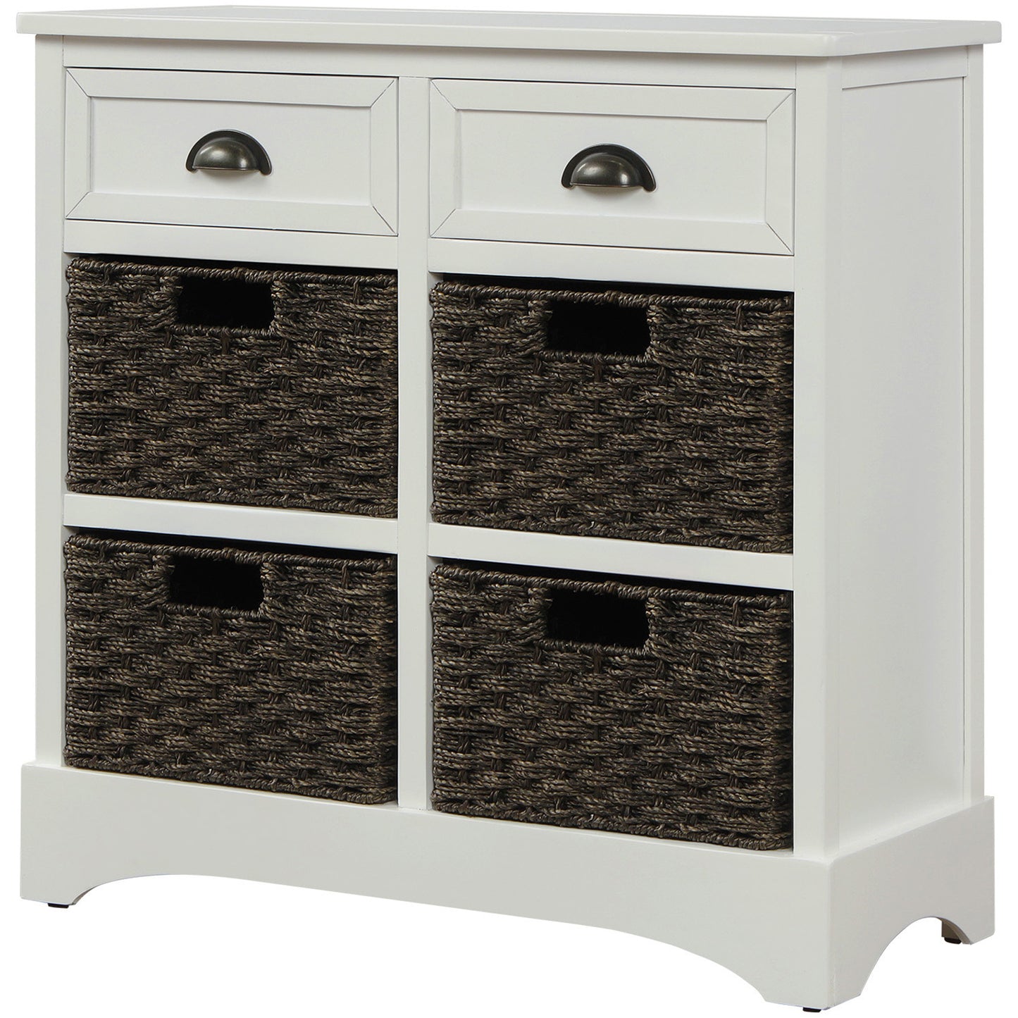 Trex Rustic Storage Cabinet - White