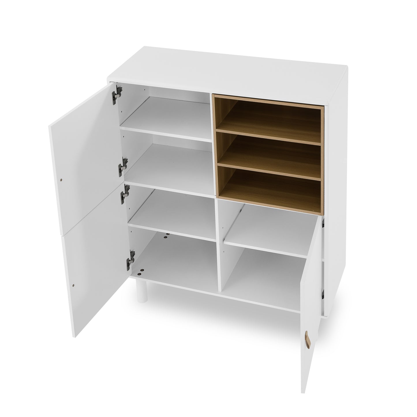 Giga Storage Wooden Cabinet - White