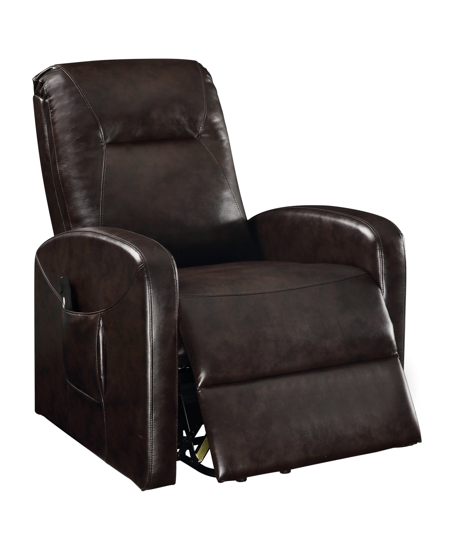 Kasia PU  Recliner with Power Lift - Espresso