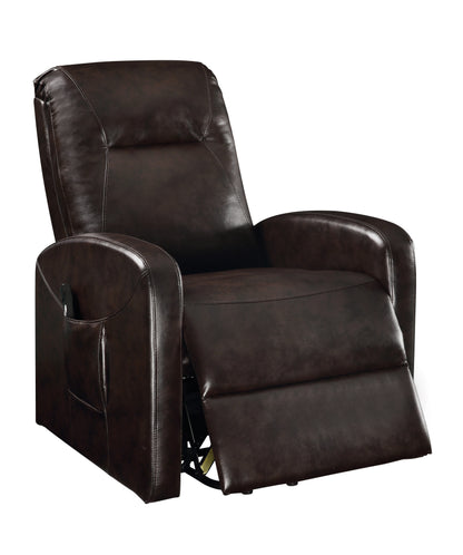 Kasia PU  Recliner with Power Lift - Espresso