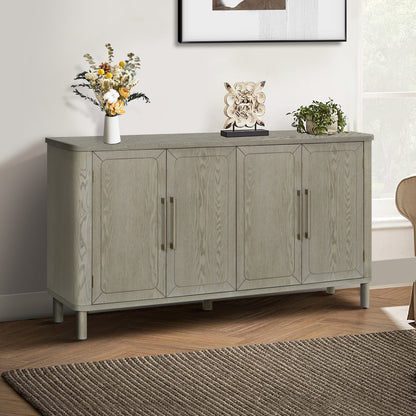 Sonia Four Door Storage Cabinet - Gray