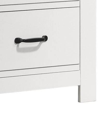 Meda 2-Drawer Nightstand - White