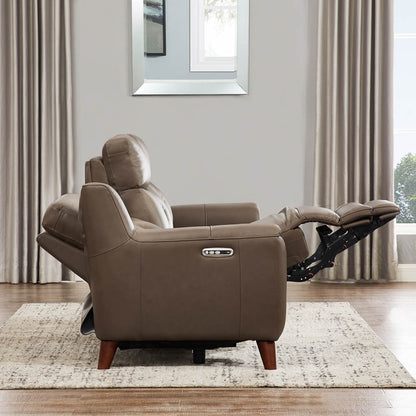 Torino Power Headrest Zero Gravity Reclining Loveseat - Brown