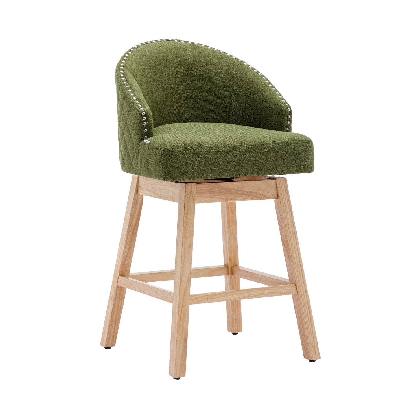 COOLMORE Bar Stools - Green Set of 2