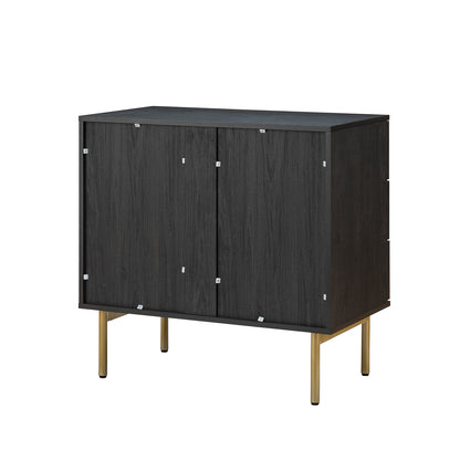 Terus Tall 3-Drawer Bachelor Chest - Black