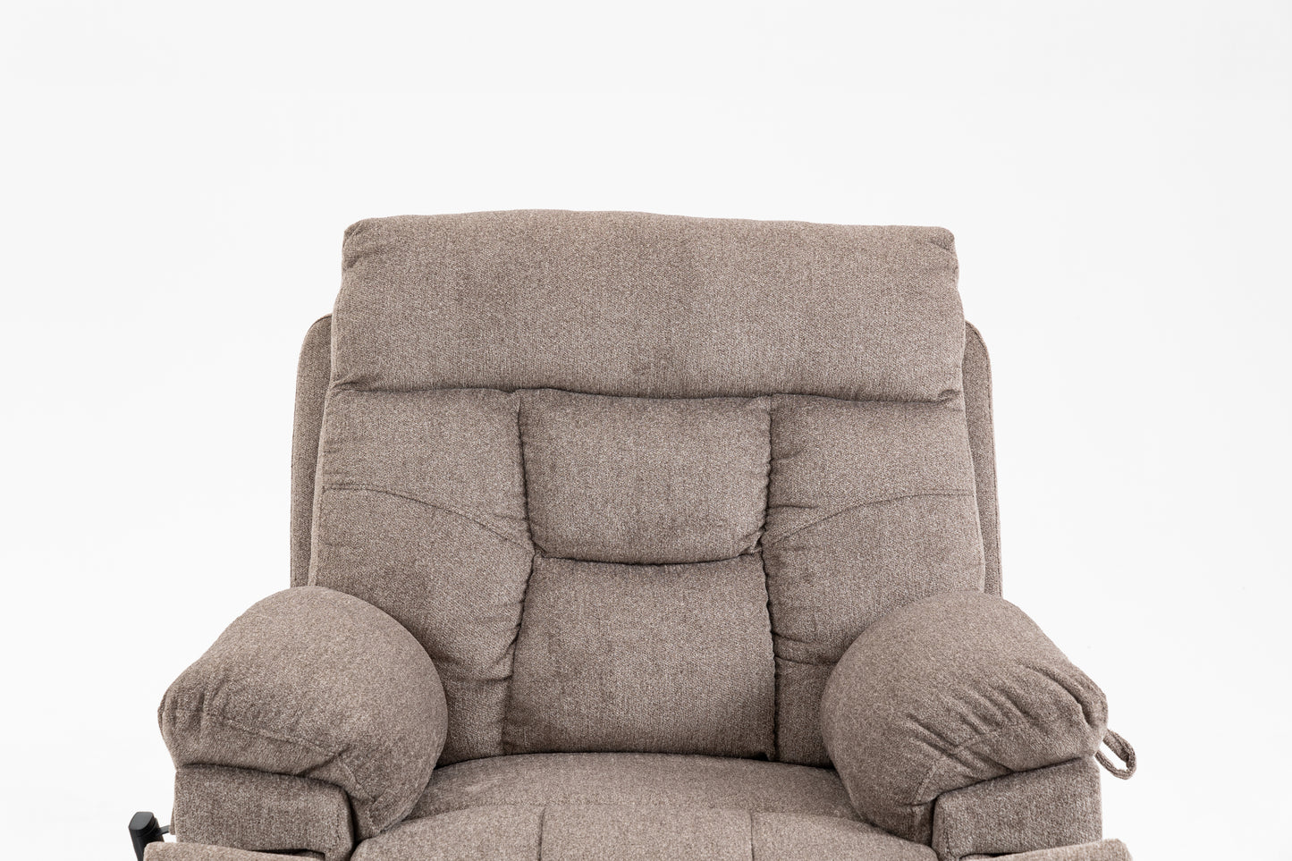 Wilson Power Electric Chenille Reclining Chair - Light Brown