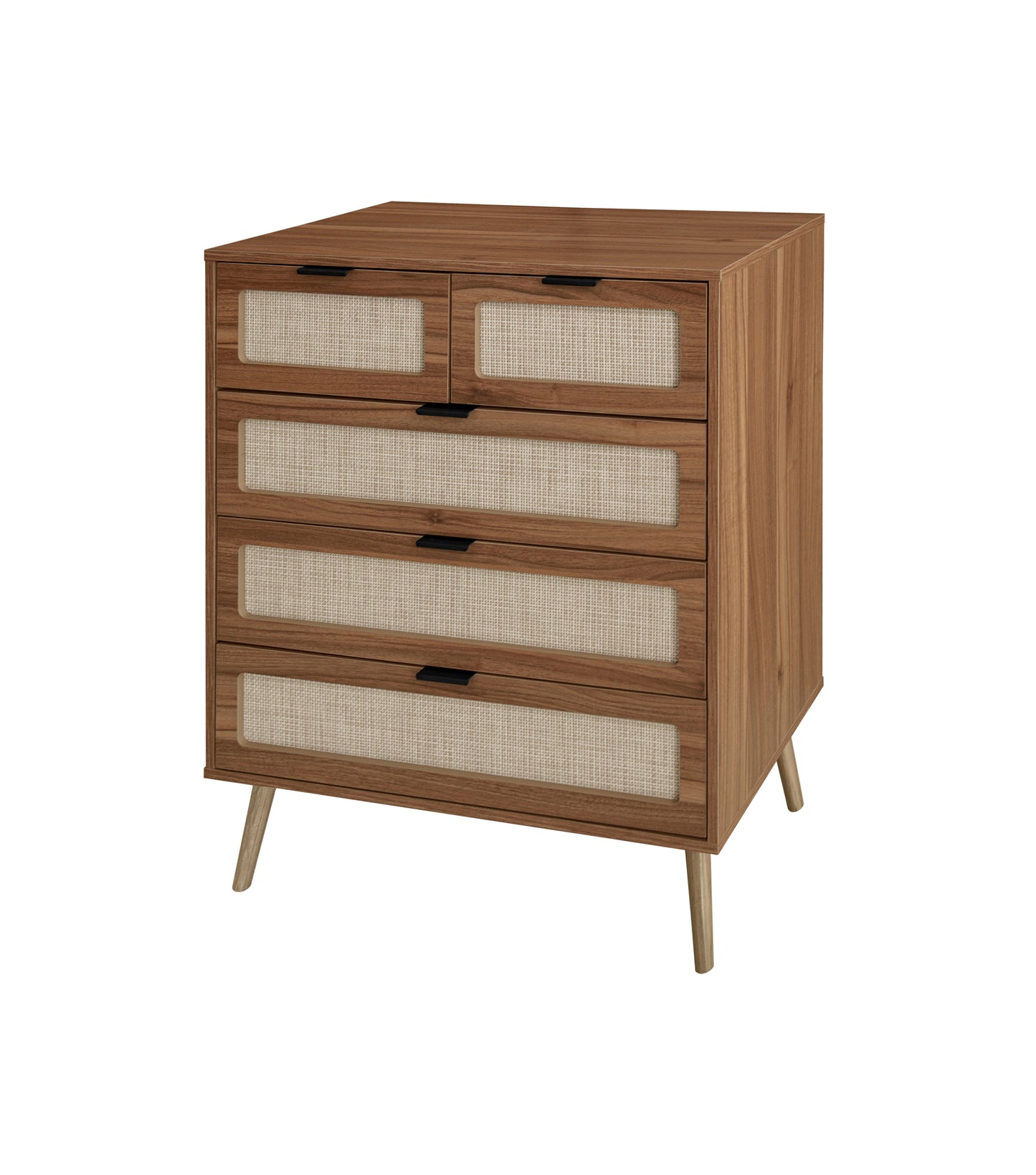 Keith II 5 Drawer  Accent Storage Cabinet - Walnut