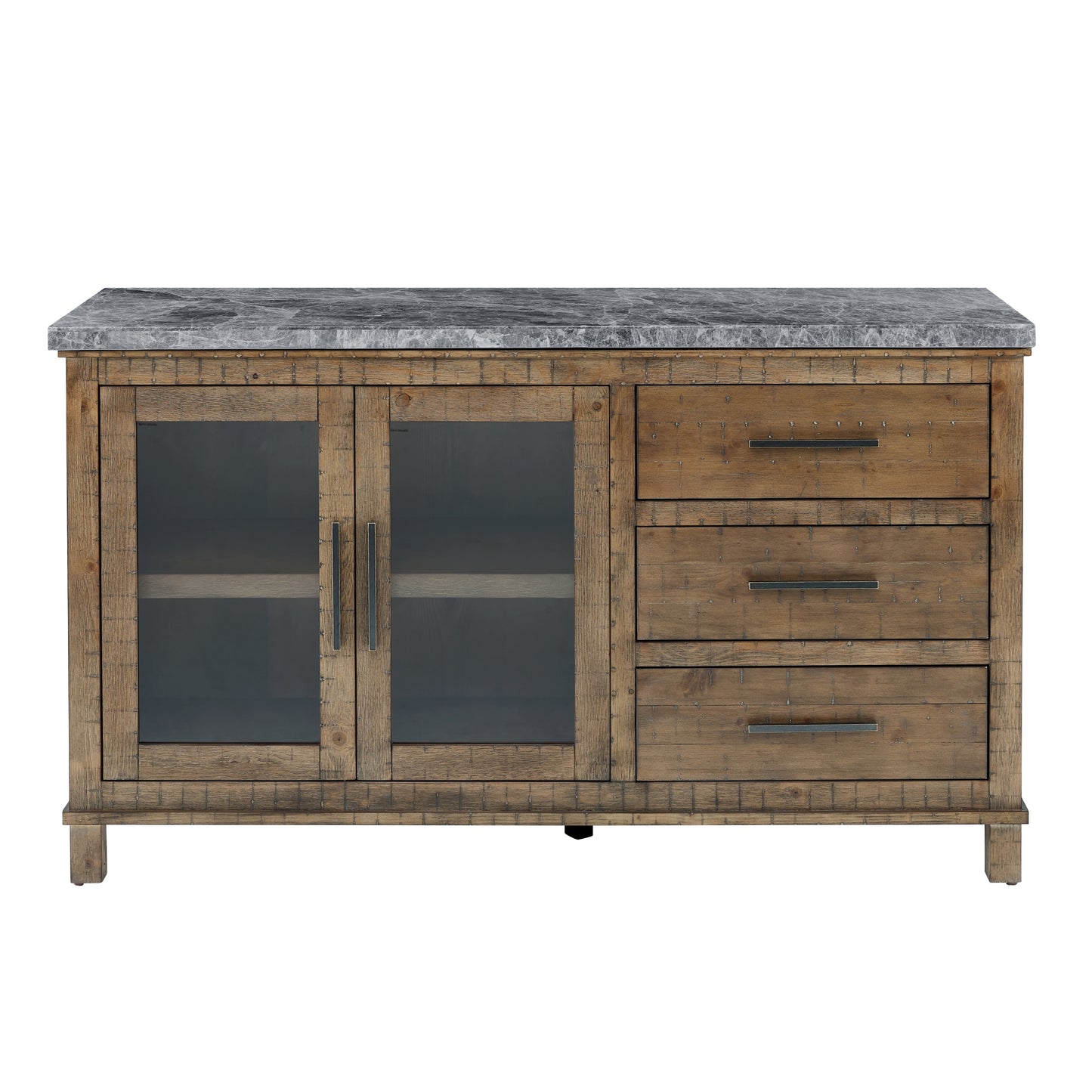 Grayson Gray Marble Top Server