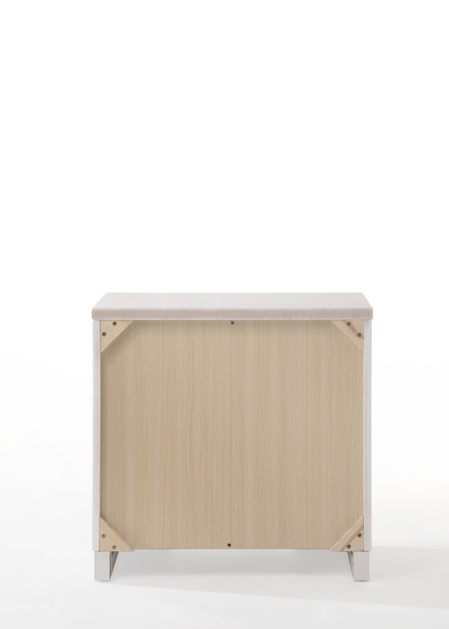 Naima II High Gloss Nightstand - White