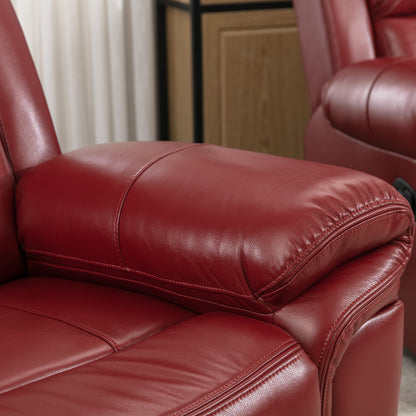 Milo 3 Pieces Recliner Sofa Sets - Red