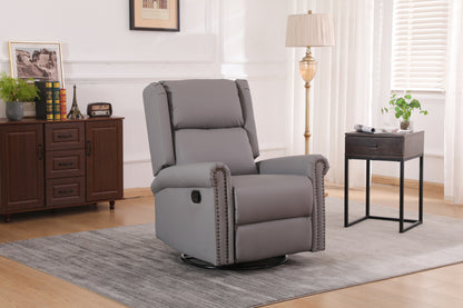 Daniela 360 Swivel Manual Recliner - Gray