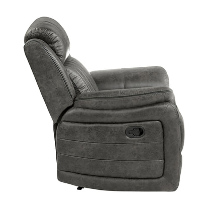 Munoz Classic Brownish Gray Reclining Chair