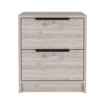 Kaia Nightstand Metal Handle - Gray