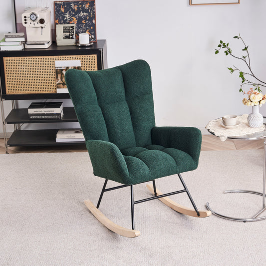 Otto Rocking Chair Nursery - Emerald