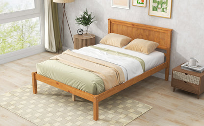 Rhoda Full Size Platform Bed Frame - Oak