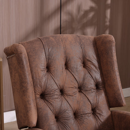 Davina Swivel Rocking Recliner Chair - Coffee