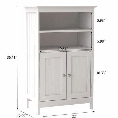 Myra 2 Doors Storage Cabinet - White