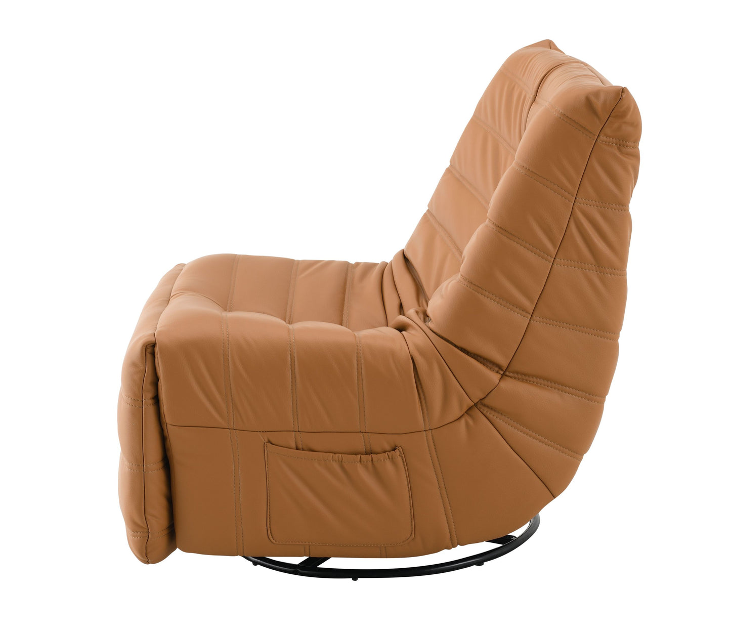 Talmon Glider Recliner w/Swivel - Orange