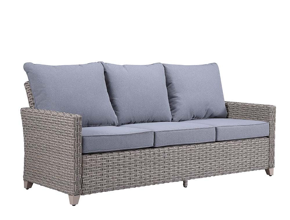 Greeley 4 Pc Patio Sofa Set - Gray