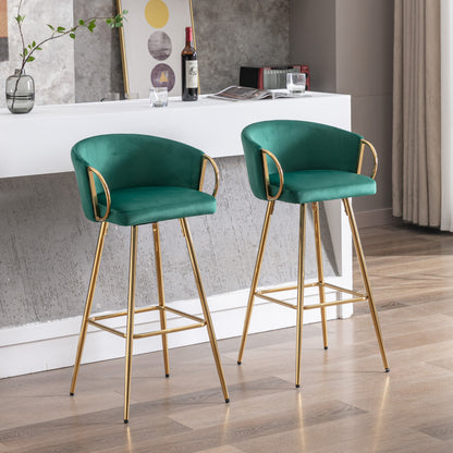 Sip Bar Stools 30 Inch - Green Set of 2