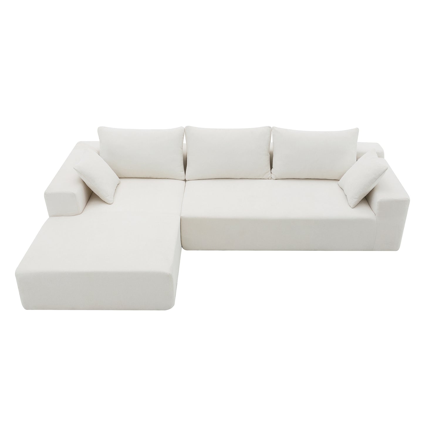 Zoe Modular Sectional Sofa Set - White