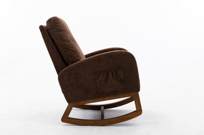 Frazer Rocking Chair - Coffee