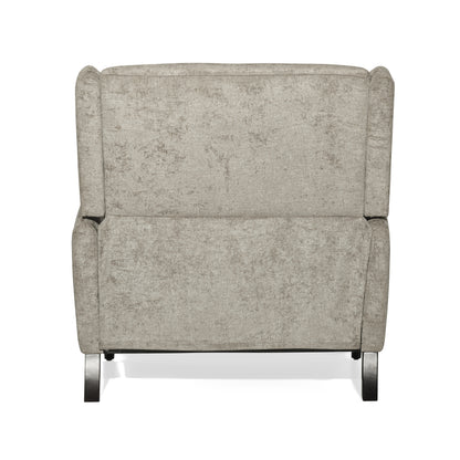 Albion Oversized Fabric Pushback Recliner - Beige