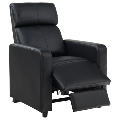 Austin Push-Back Recliner - Black