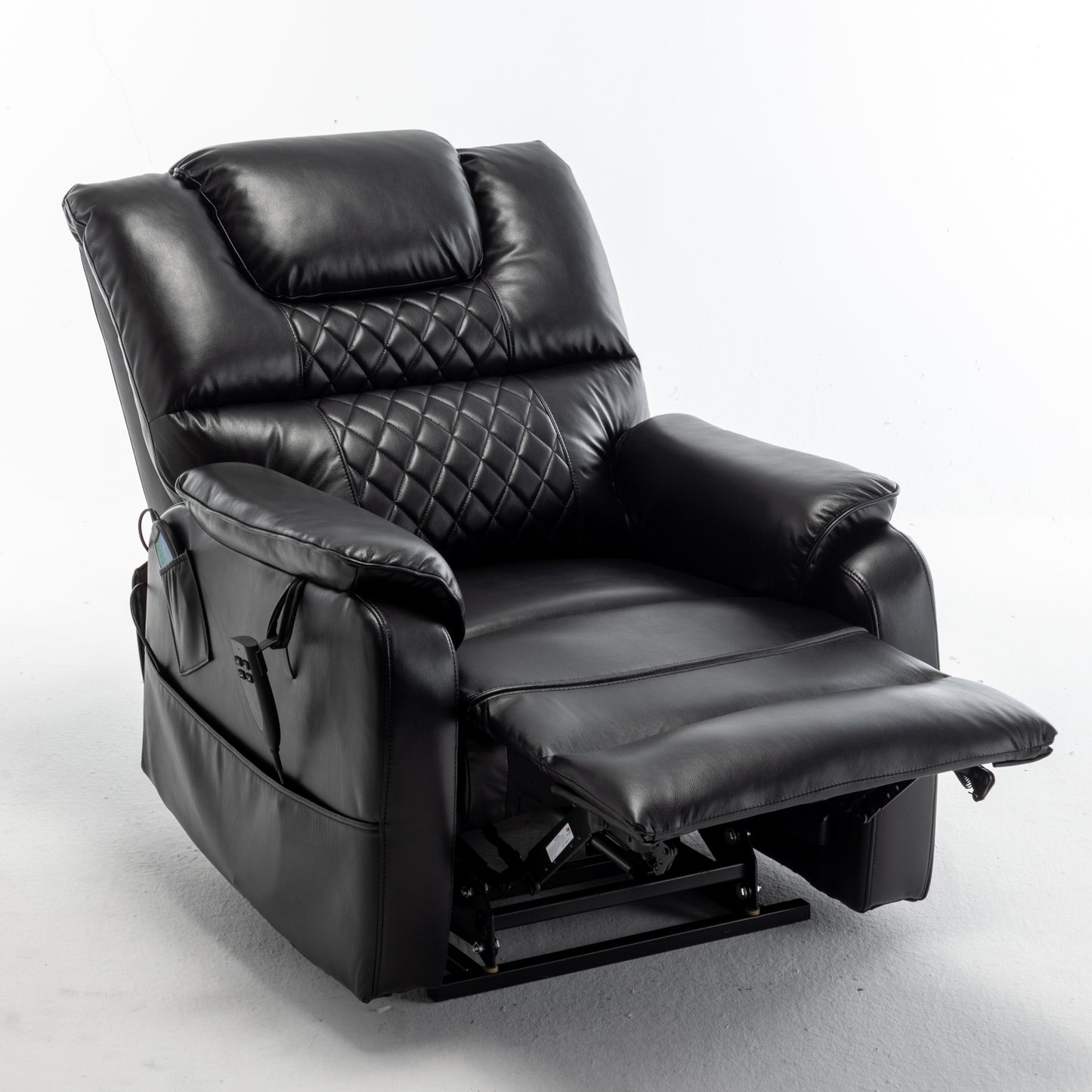 Eriga Power Lift Recliner Chair (180 degree lying flat) - Black