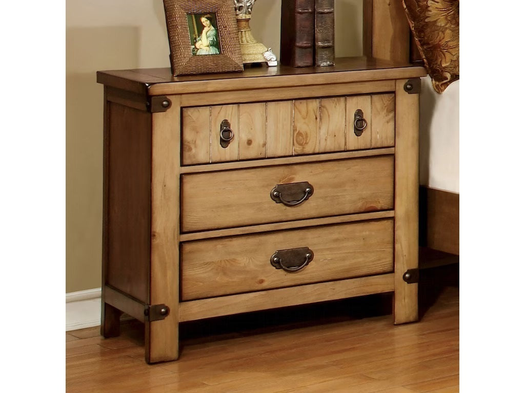 Boba Cottage Style Nightstand - Natural