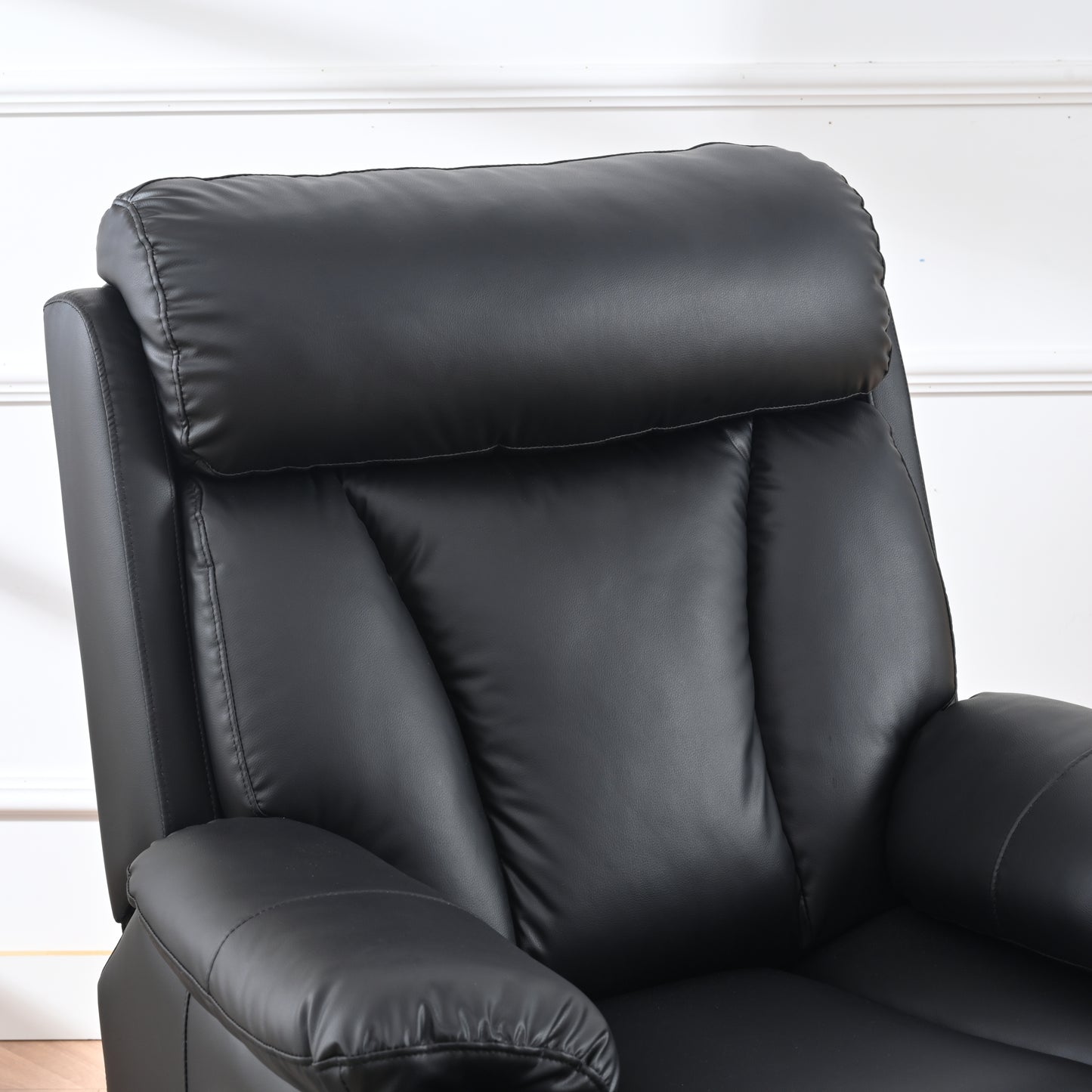 Rios PU Lift Chair Recliner - Black