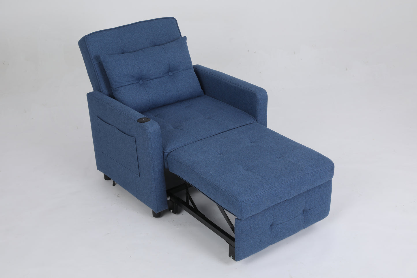 Sleeper Chair 3-in-1 Convertible - Navy Blue