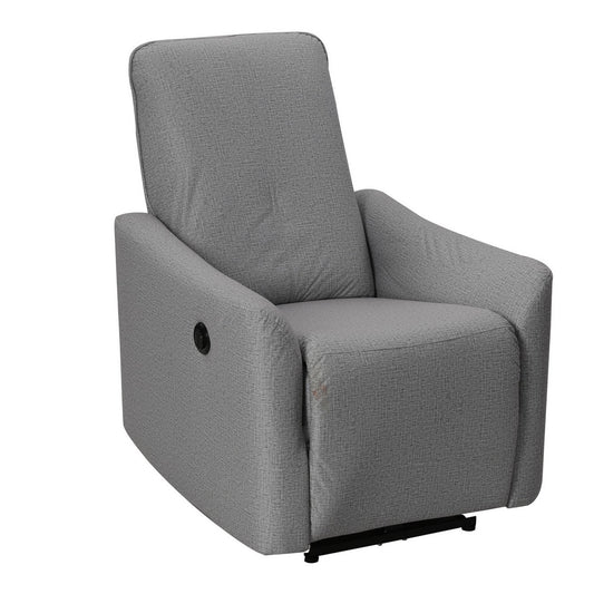 Sylvia 35 Inch Modern Power Recliner Chair - Gray