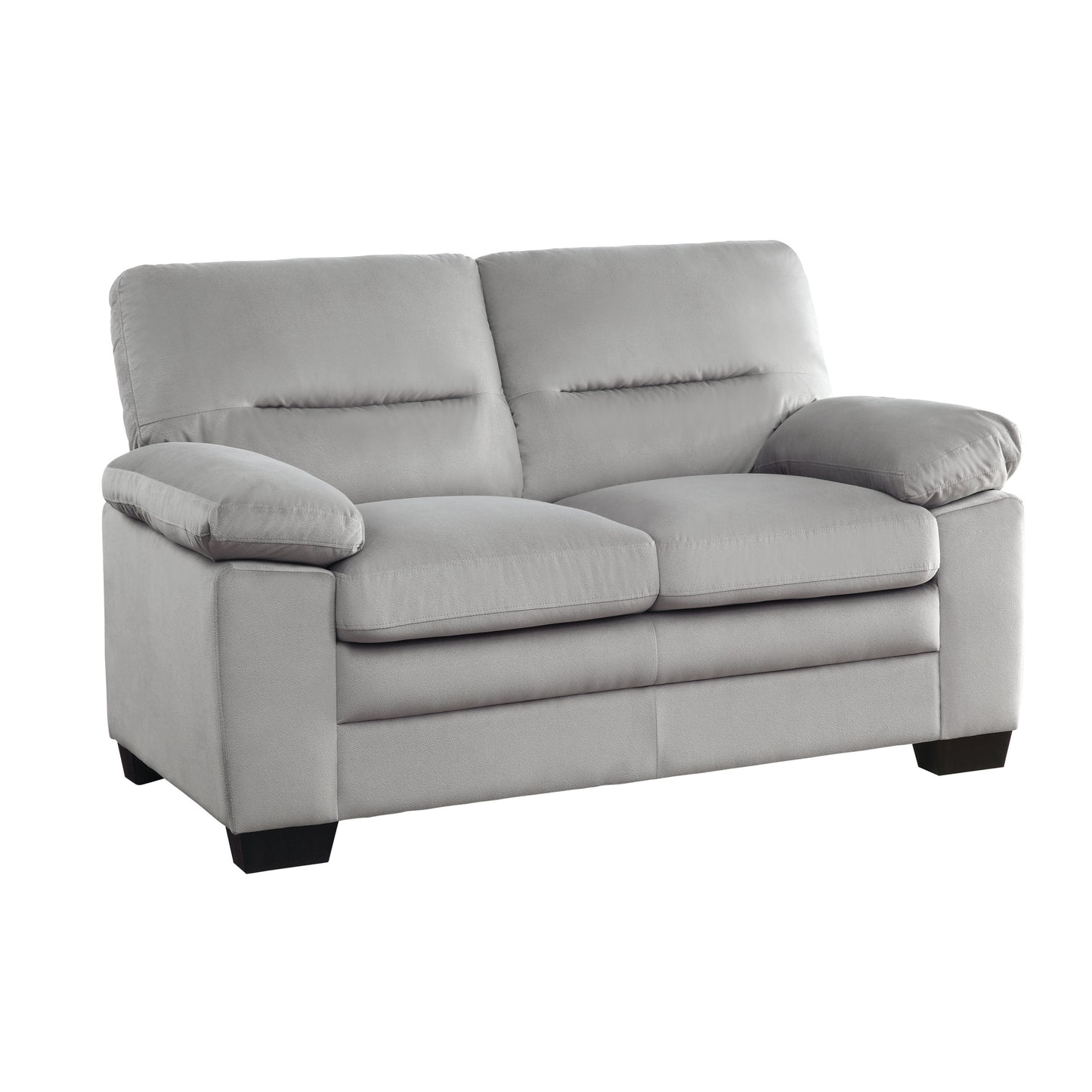 Harper Fabric Loveseat - Gray