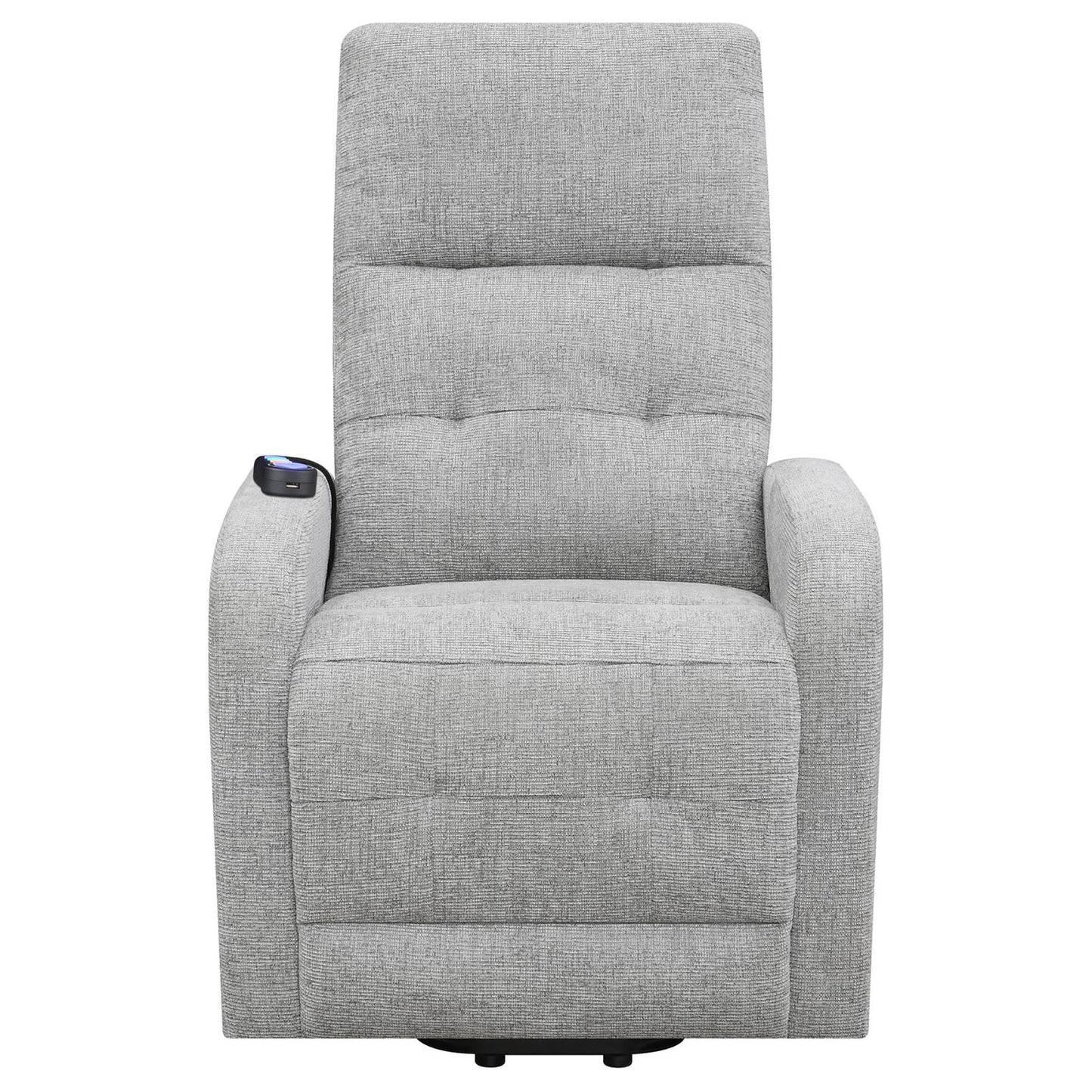 Branson Tufted Power Lift Recliner - Gray