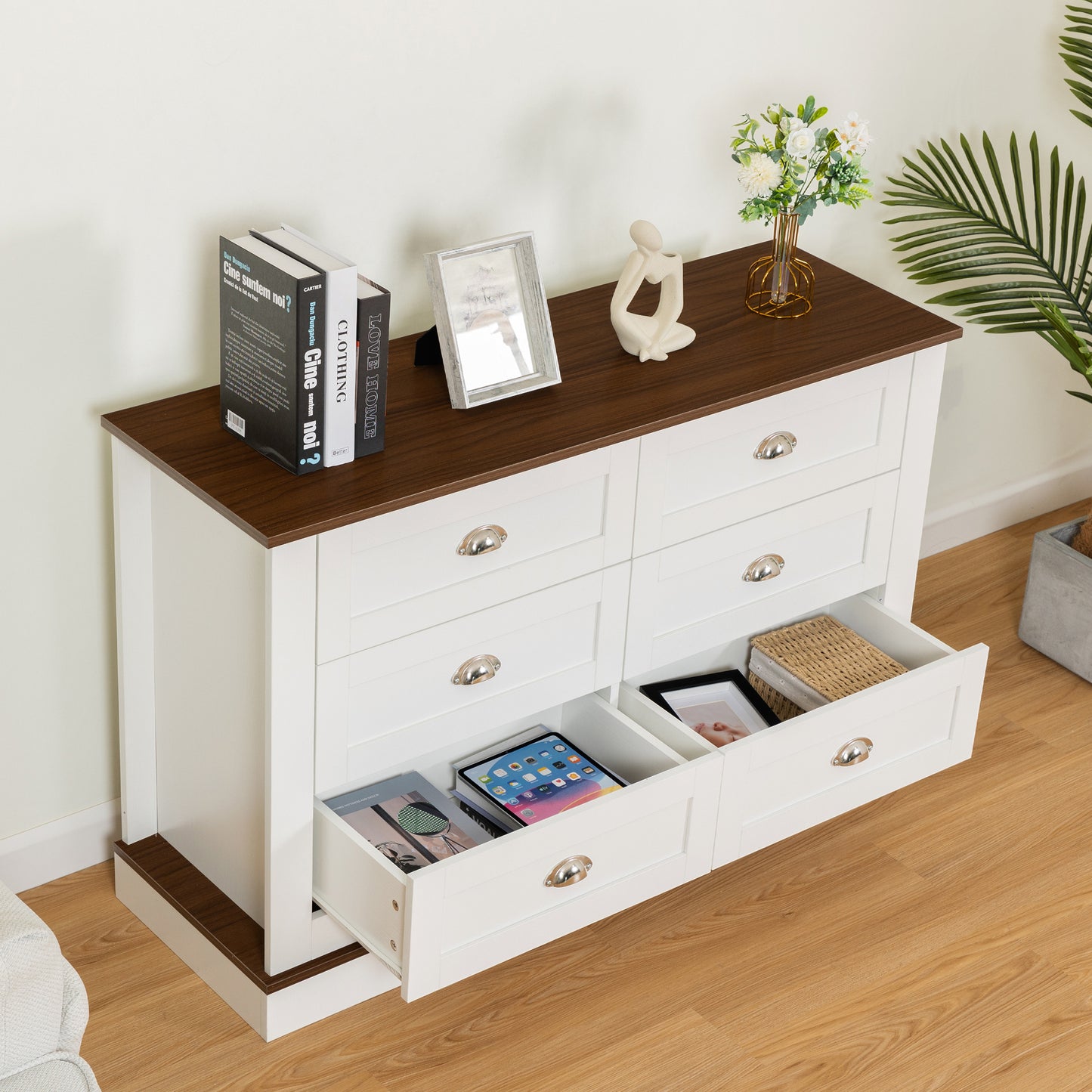 Knott Sideboard Cabinet - Antique White