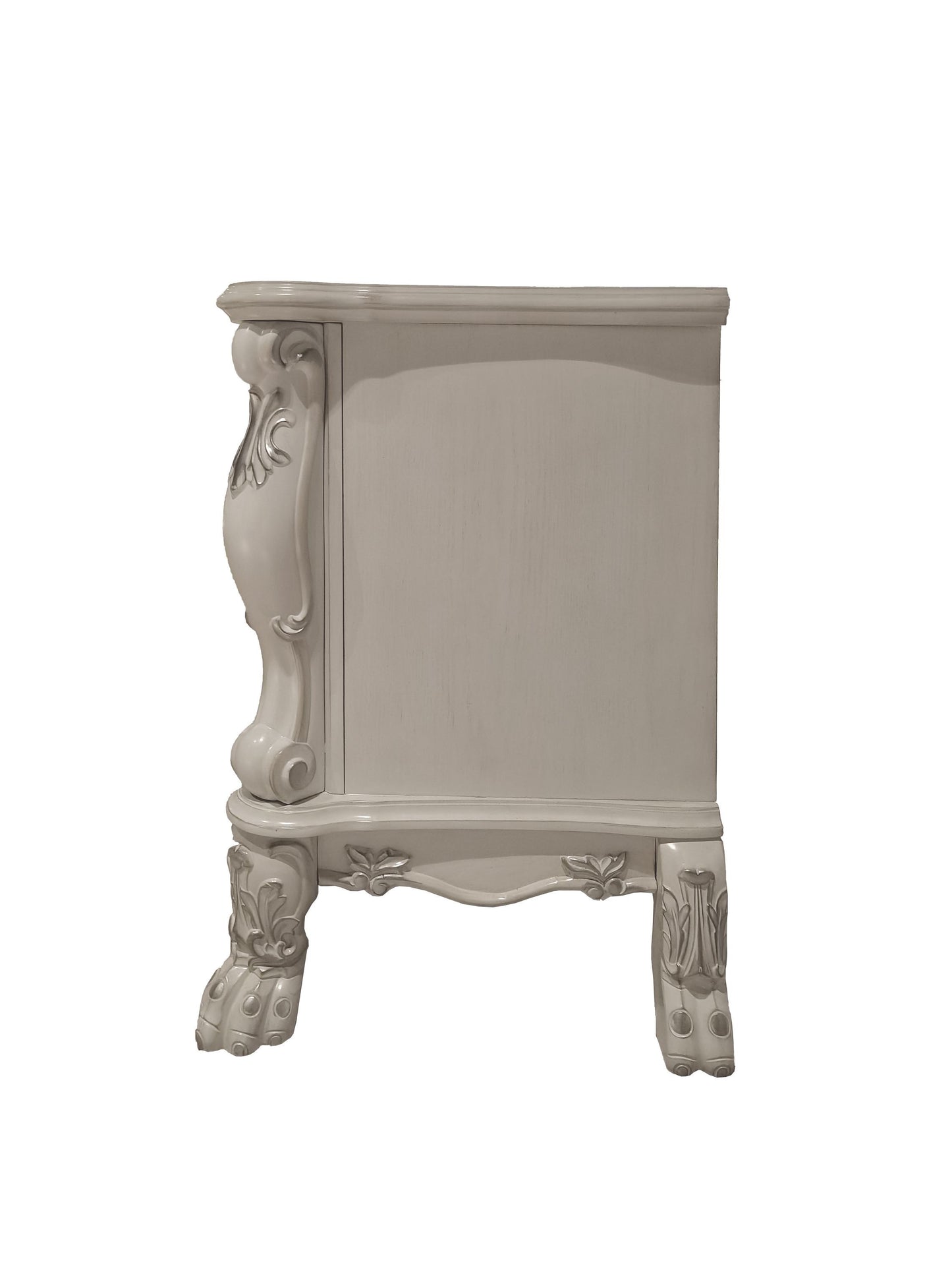 Dresden II Nightstand PU & White