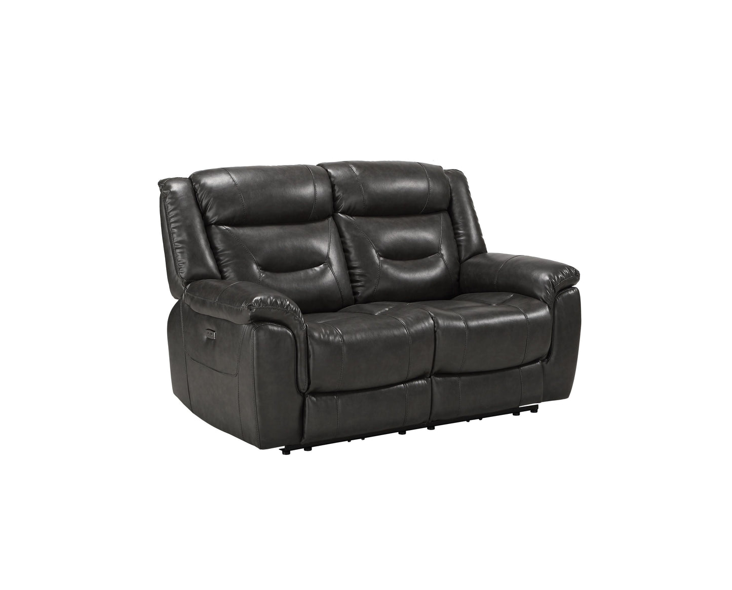 Imogen Leather Loveseat (Power Motion)