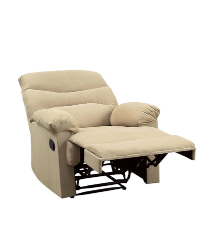 Arcadia Microfiber Recliner - Beige