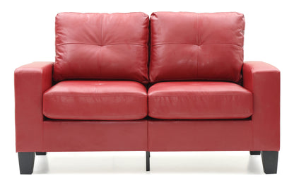 Newbury Modular Loveseat - Red