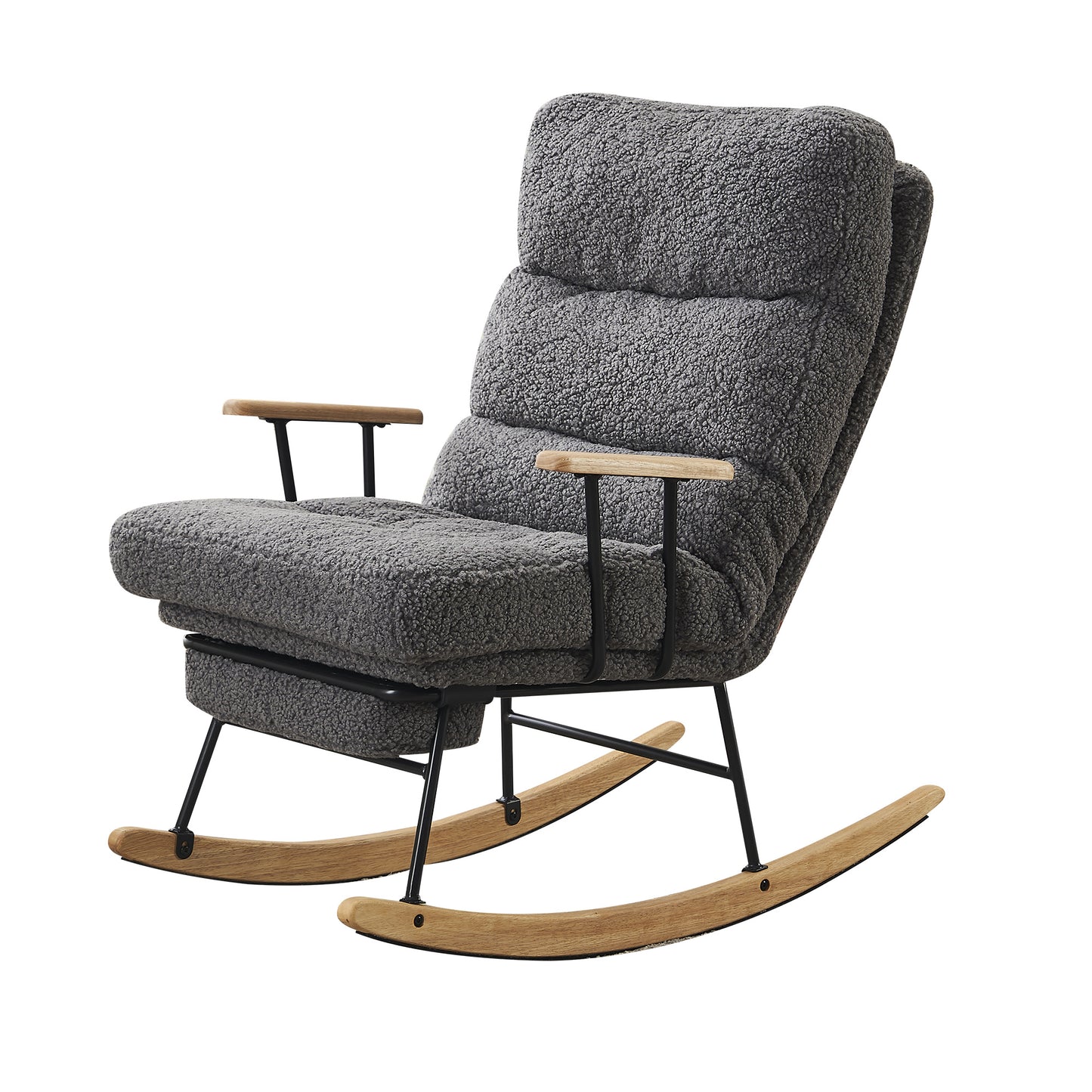 Cordova Gliding Rocking Chair - Dark Gray